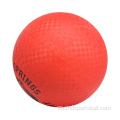 Bola de dodgeball de 10 pulgadas de goma roja pelota de juegos